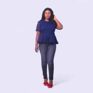 Rally's peplum top